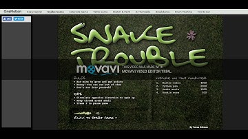 Flash Snake Game Video  WebView