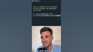 ¿Son Anagramas? Compruébalo en Python 🔄🔤🐍