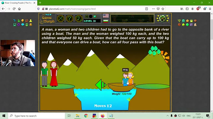 Solving Logic Riddles - Interactive Maths Lesson 🧮🎥🎓 (River Crossing)