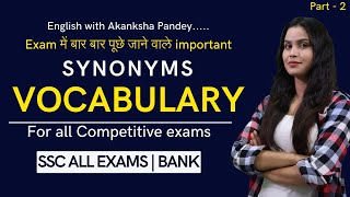 SSC Exams Important Vocabulary | Vocabulary For all Competitive exams | English with Akanksha Pandey