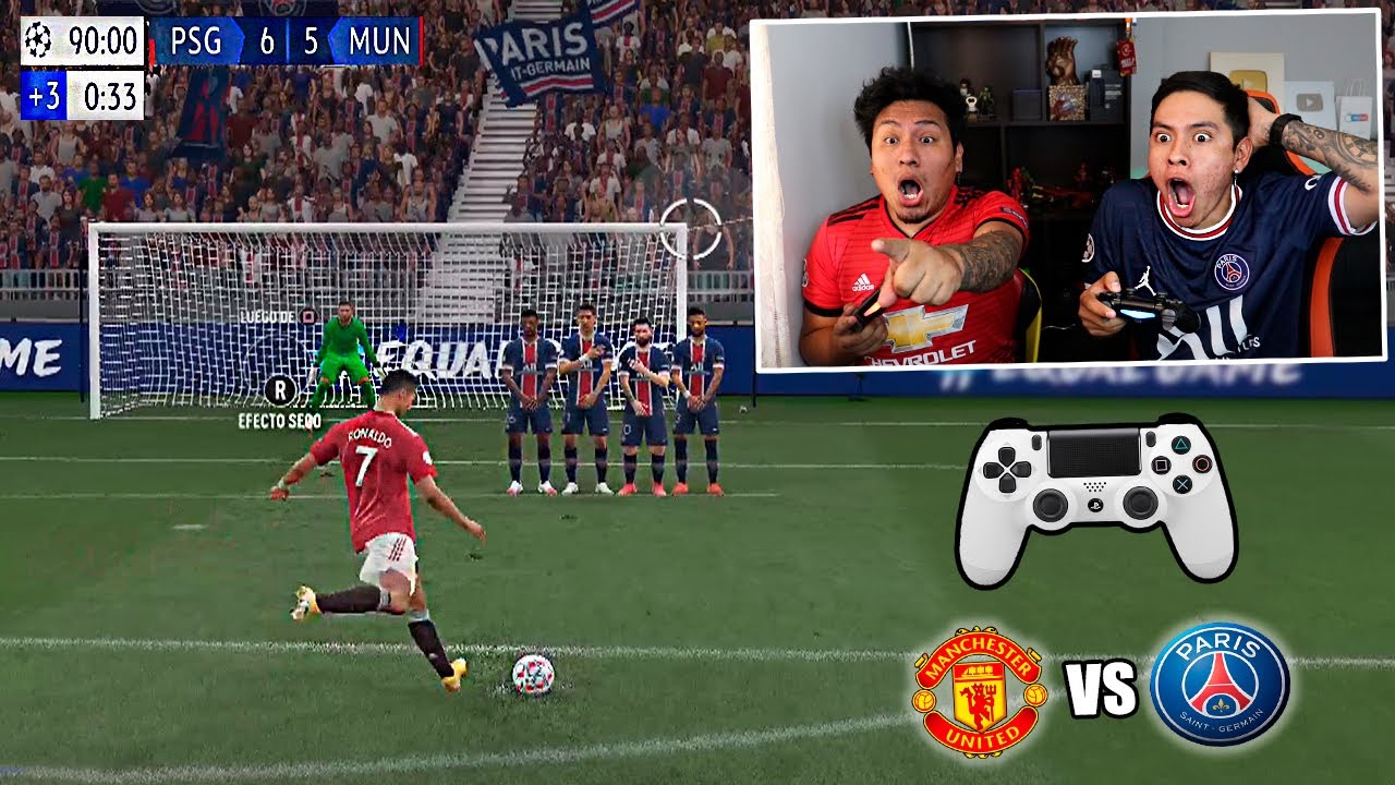 ÉPICO TIRO LIBRE DE CRISTIANO RONALDO en su REGRESO 😱 PSG vs MANCHESTER UNITED