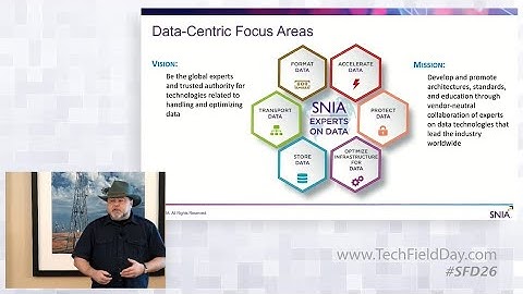 Trends in Storage and Data - New Directions for SNIA