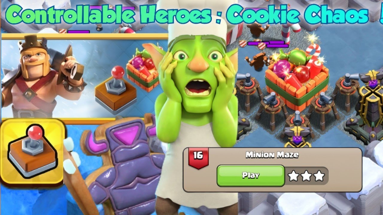 #16 Minion Maze | Easy ⭐⭐⭐ Controllable Heroes Cookie Chaos Challenge ...