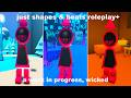 How to get A WORK IN PROGRESS BADGE and WICKED UNUSED DESIGN MORPH in JUST SHAPES & BEATS ROLEPLAY+