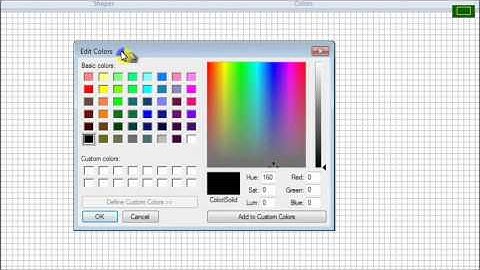 How to select RGB Color value for arduino code using paint !