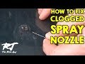 How To Fix Clogged Windshield Washer Spray Nozzle - YouTube