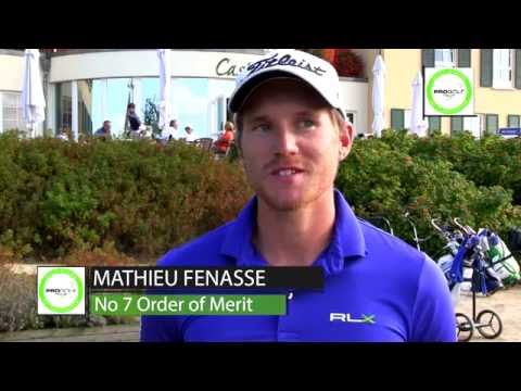 Mathieu Fenasse, leader after 36 holes of the 2016 season finale