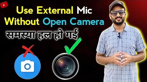 How To Connect External Mic Without Open Camera | Mobile Camera Me Mic Kaisy Connect Karen 2024