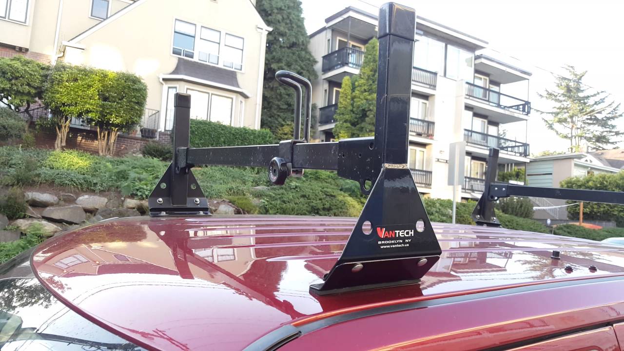 Vantech ladder rack 2014 jeep patriot YouTube