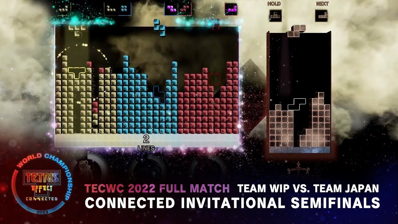 TECWC 2022 - Team WIP Vs. Team Japan - CONNECTED Invitational Semifinals | Tetris Effect: Connected