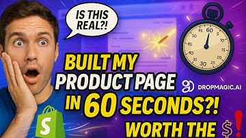Build an eCommerce Store in 5 Minutes Using Dropmagic AI