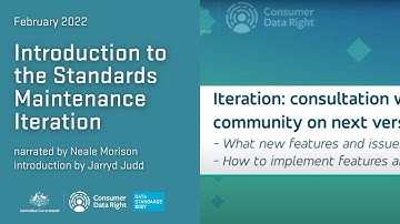 [15] Introduction to the Standards Maintenance Iteration (17/02/2022)