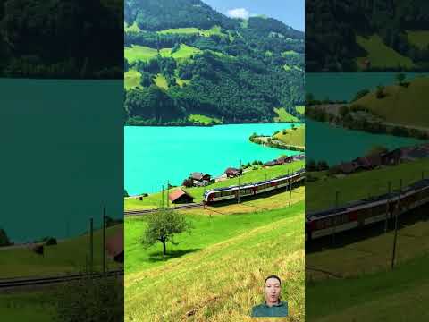 Lungeresee Switzerland 🇨🇭🇨🇭🇨🇭 #travel #nature #explore #lake #mountains #swissalps #swiss #see