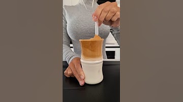 1$ Honey Iced Dalgona Coffee