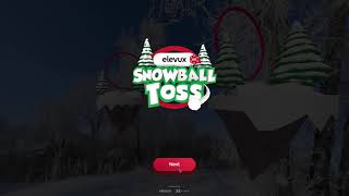Augmented Reality Mini Game: Snowball Toss screenshot 1