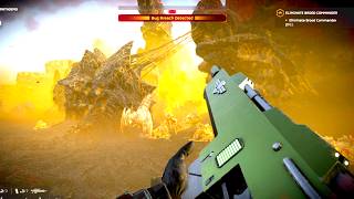 Helldivers 2 Kantrael Lasgun Mod Gameplay Clip