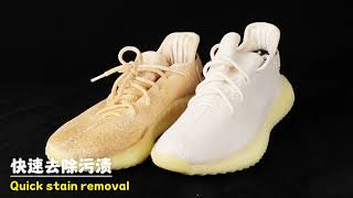 TB740 White Shoe Cleaning Brush | Soft Bristles, No Scratch