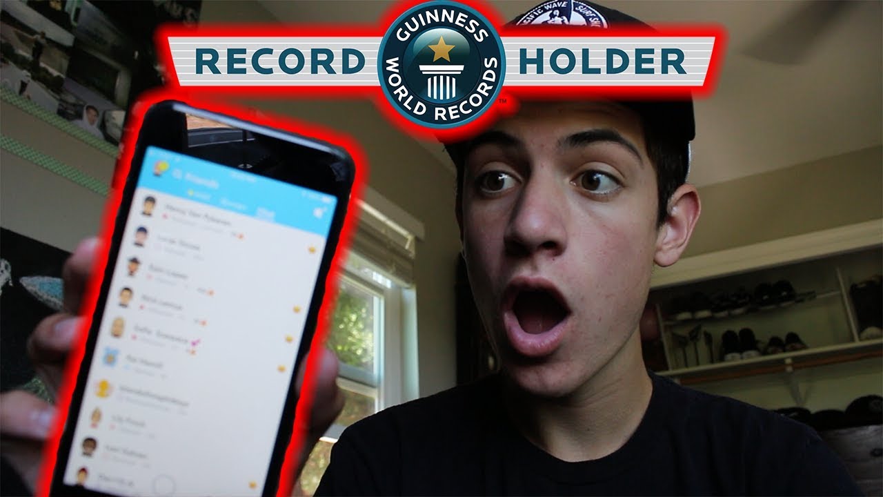 Longest Snapchat Streak WORLD RECORD! 2018 Ben Lemus YouTube