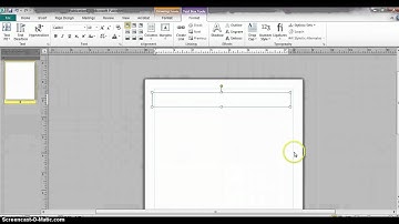 Publisher 2010 - Inserting Text Boxes