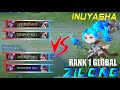 ANG GALING KO MAG-SEGWAY| I put my team on danger | Top 1 Global Zilong "Inuyasha". Mobile Legends