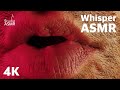 Whisper ASMR | Close Up Mouth Sounds &amp; Soft Whispers | Studio ASMR 4K