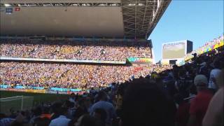 World Cup 2014: Argentina vs Switzerland (Di Maria scores)