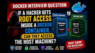 🔥 Docker Interview Question: Can a Hacker Escape a Container and Hack the Host #docker