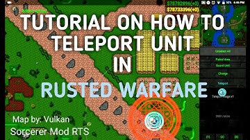 Teleport Unit in Rusted Warfare Strategy [Tutorial Video] Mod Mechs