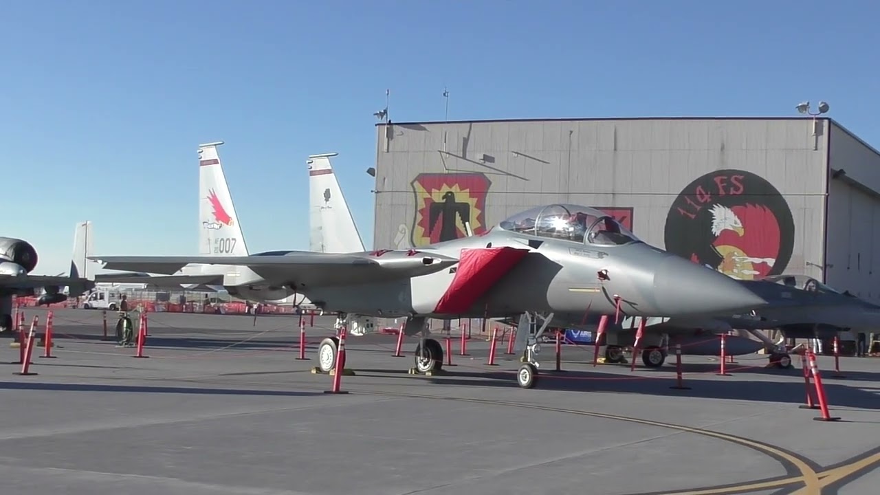 Shiny New Boeing F-15EX on Display at Klamath Falls - Wings and Eagles Air Show 2025