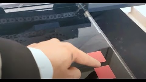 Step 9 Print head color offset overlap calibration for Focus Combo Jet A3 plus UV flatbed printer