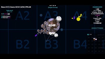 Agar.io Split Running Realtime l