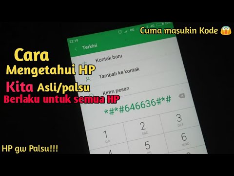 Video: Cara Memeriksa Telepon Asli Original