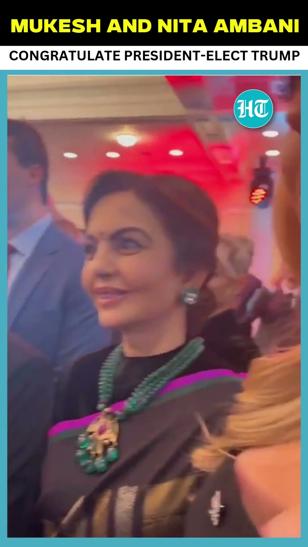 Mukesh And Nita Ambani Meet Donald Trump Before Swearing In As US President