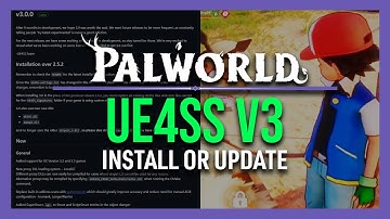 How to Update UE4SS for Palworld - Install UE4SS v3