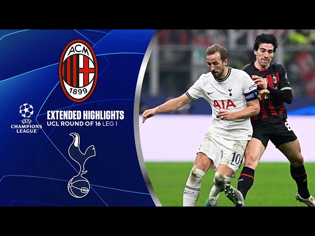 Football Fight and Furious Moments - AC Milan vs Tottenham Hotspur