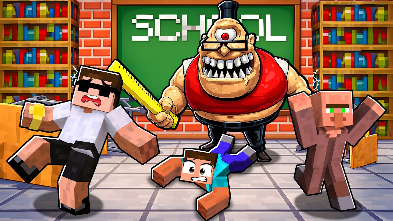 We Got Trapped in a Scary School in Roblox..