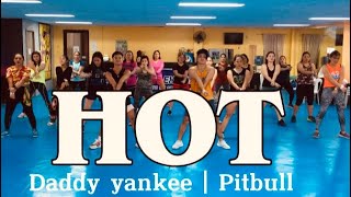 HOT by Daddy yankee x Pitbull | ZUMBA | POP | CITIZIN CREW Topee/Janskie ft. ZUMBAHOLICS