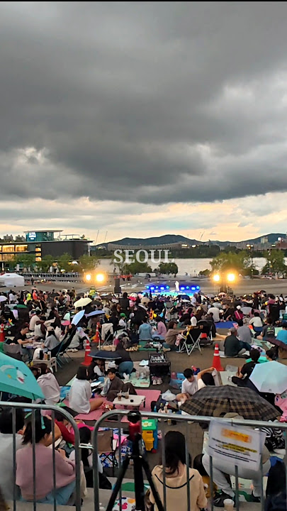 K-Pop Demon Hunters Spot, Ttukseom Hangang Park Jayang Station, Drone Show 케데헌 명소, 뚝섬한강공원, 자양역 산책