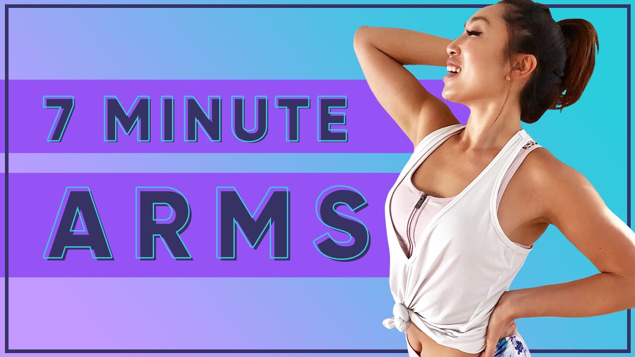⁣7 Minutes to Fabulous Arms! At Home No Equipment Workout