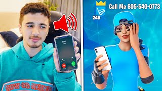 I Put My Phone Number In My Fortnite Name...