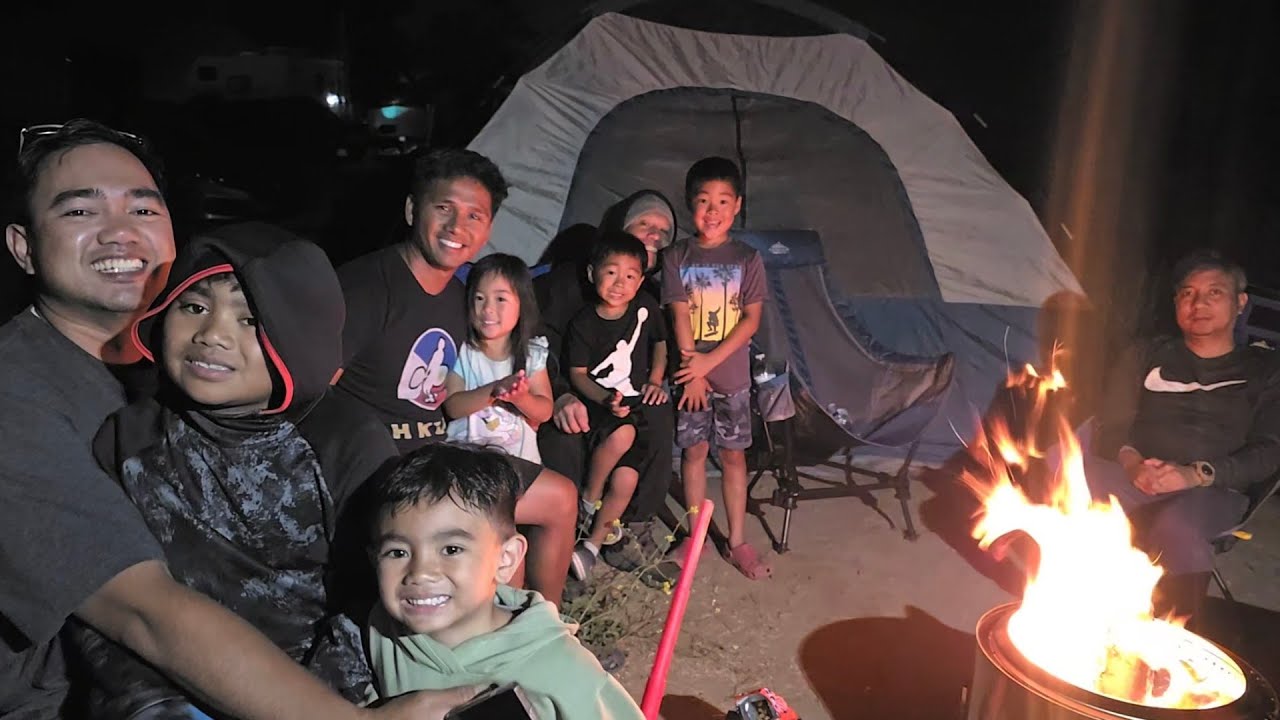 Camping at San Onofre State Beach, Day01🌞🌙☝️ 