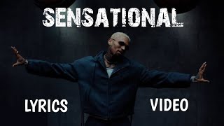 SENSATIONAL - Chris Brown ft Davido (Lyrics video)