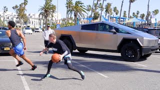 Professor Pulls up in CYBER TRUCK Goes 1v1 vs Swole 6'5' College Hooper.. LOSES? by Professor Live 255,008 views 3 weeks ago 11 minutes, 4 seconds