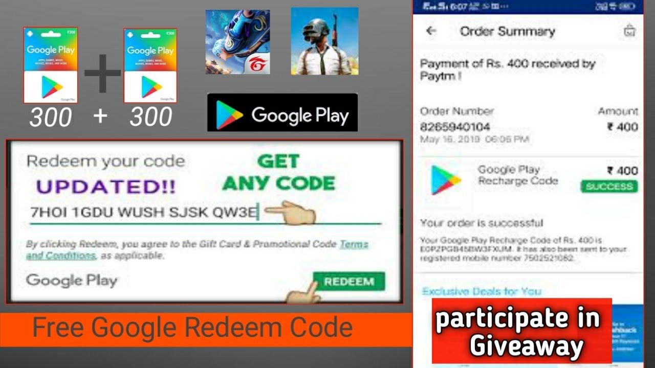 1. Free Google Play Codes - Get Instant Redeem Codes - wide 7