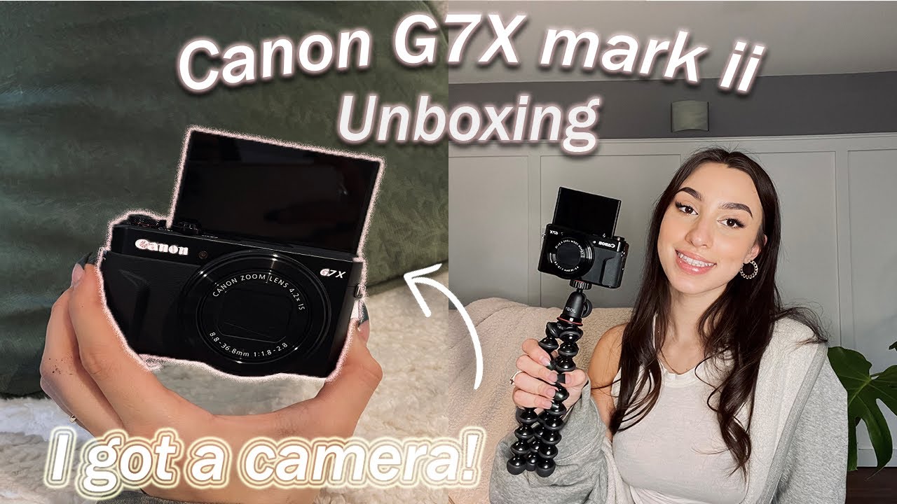 Я получил камеру! | Распаковка Canon G7X Mark II | Настройка + Обзор
