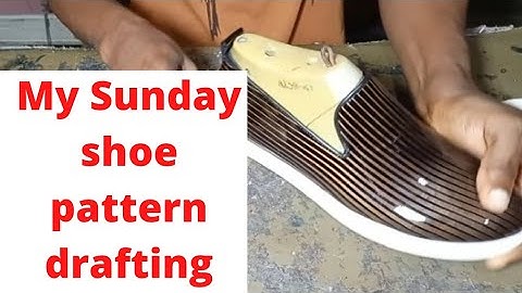 My Sunday shoe pattern drafting #diy #doityourself #howto