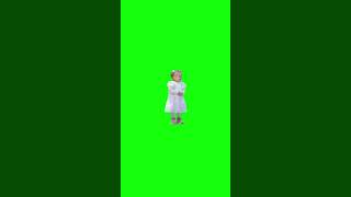 Girl Dancing To Pedro | Green Screen