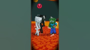 Zombie Becomes Kaiju No 08 to PROTECT Piglin from Skeleton x Wither Skeleton ⌚⚡| Transform Watch