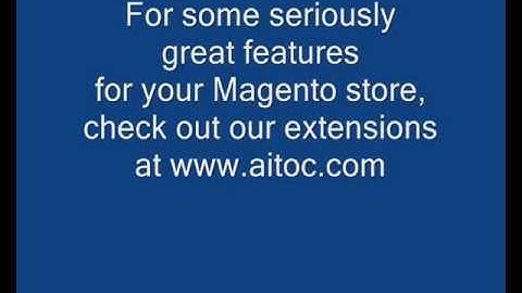 Cool unknown feature we found in Magento