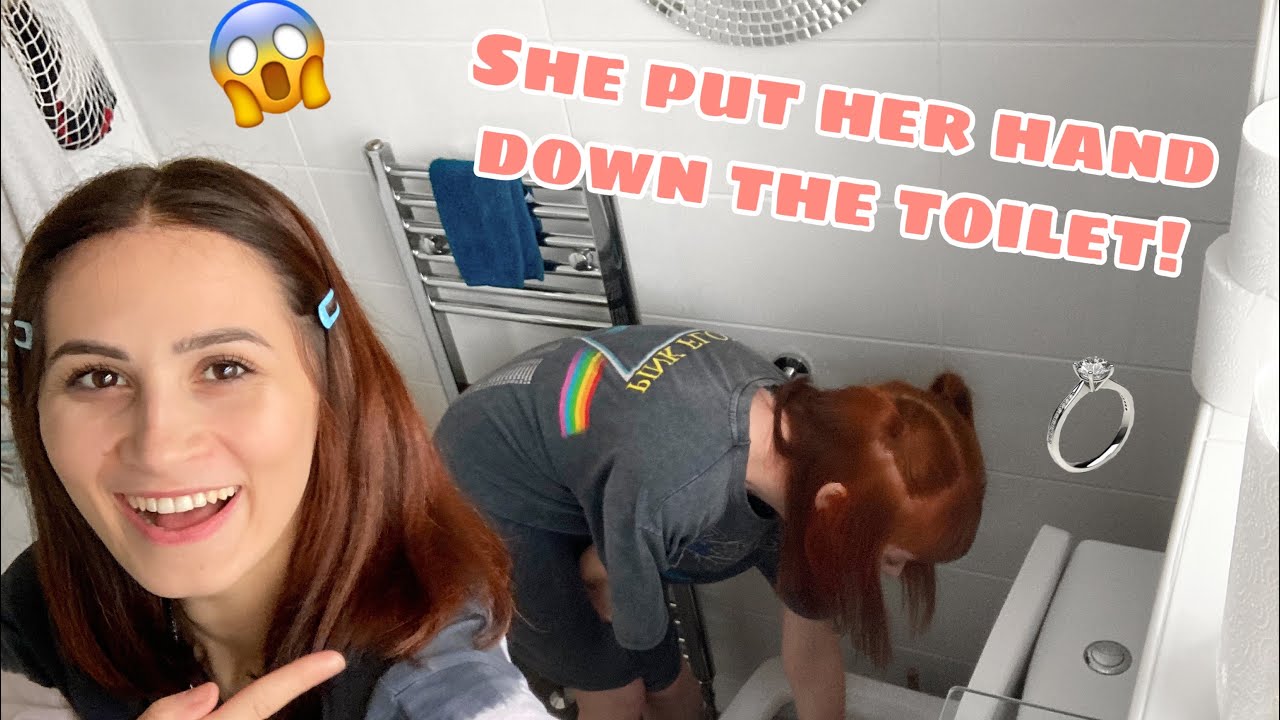 I LOST MY ENGAGEMENT RING DOWN THE TOILET PRANK